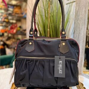 MZ Wallace Black and Red Shoulder Bag
